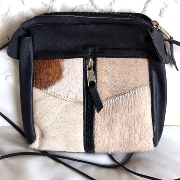 MINI Hair on Hide Crossbody Bag - Picture 10 of 10
